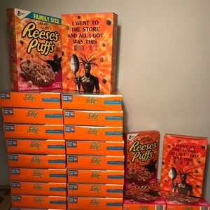 TravisScott Reese’s puffs Family and regular size.